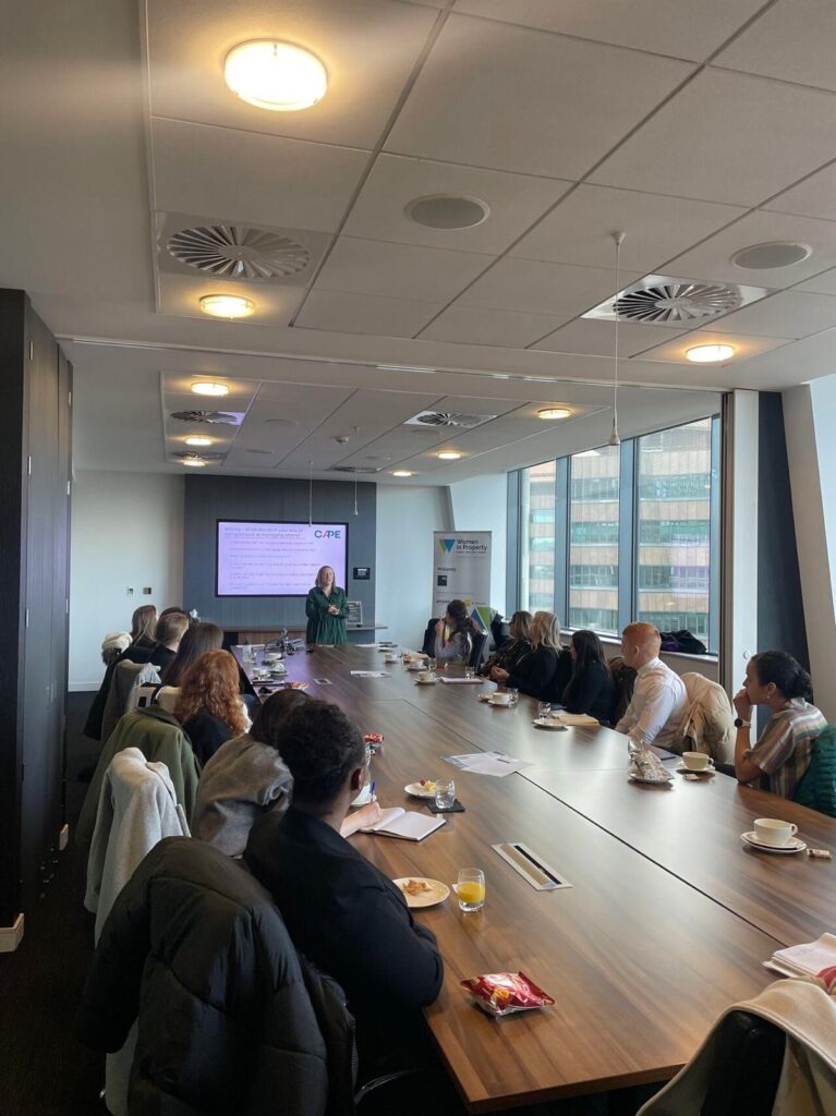 Lynsey Kitching, Director at CAPE People Development speaking at a Greater Birmingham Chamber of Commerce event