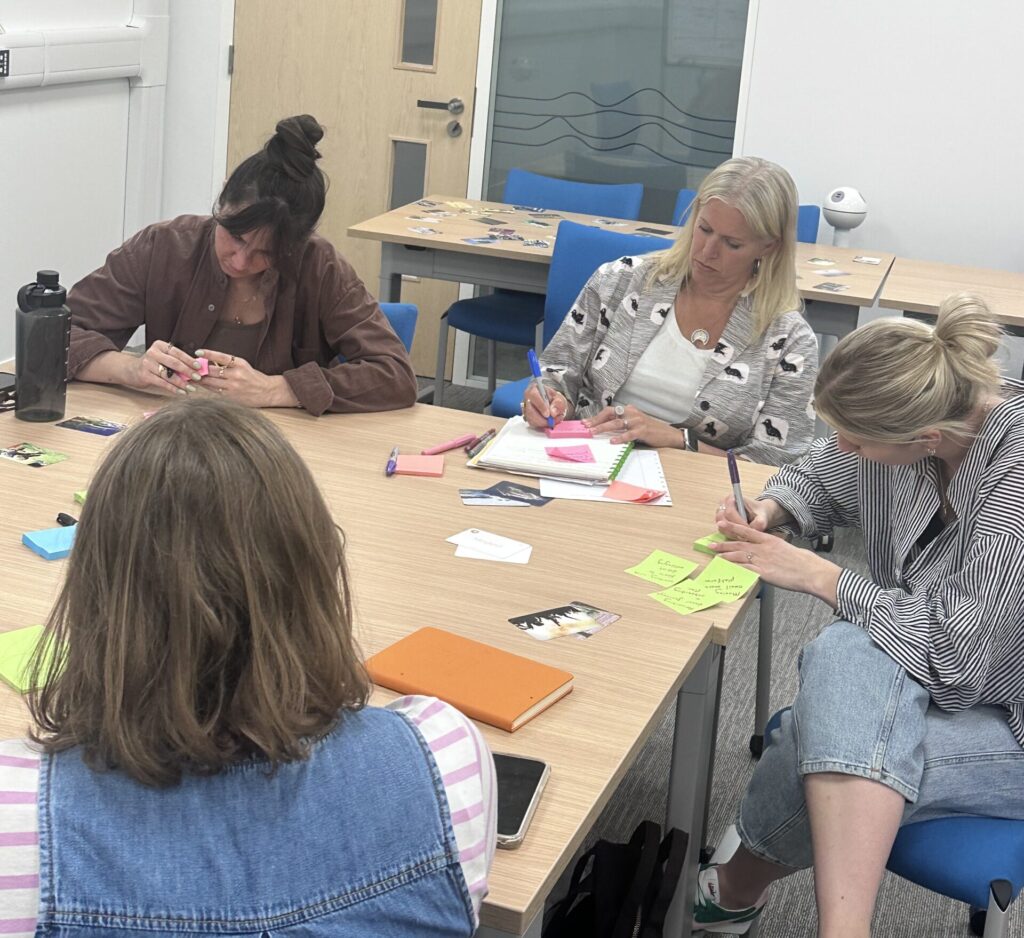 The team at One World Together being supported by CAPE People Development to do strategic planning (https://oneworldtogether.org.uk/)