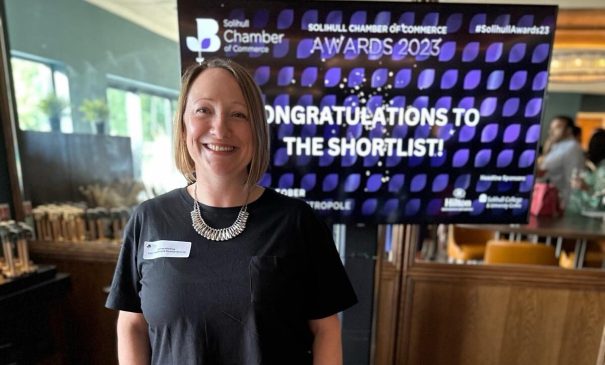Lynsey Kitching,Director at CAPE People Development shortlisted for a Solihull Chamber of Commerce Award